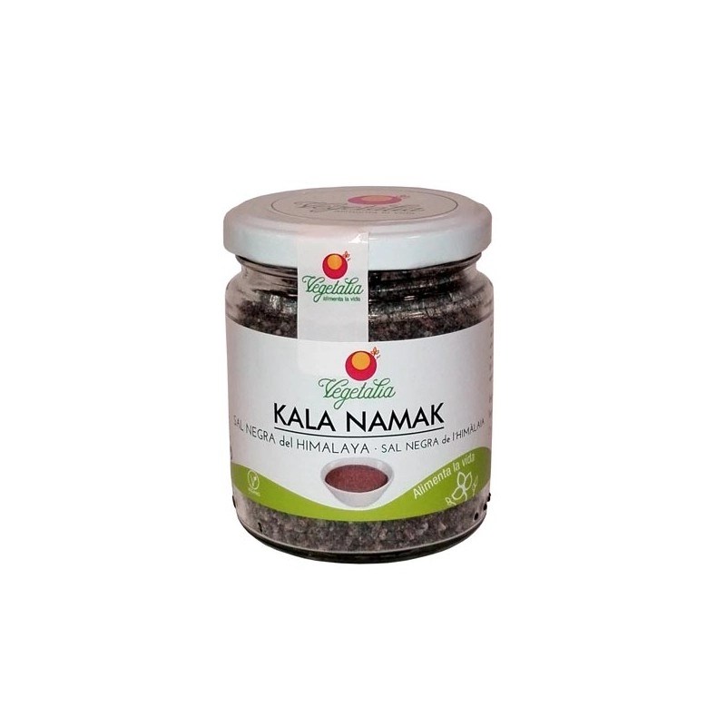 Sal himalaya Negra (kala Namak) Bio 220 g bote Vegetalia.&nbsp;2,70€