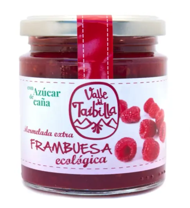Mermelada de Frambuesa con Azúcar de Caña Bio 260g. Valle del Taibilla&nbsp;3,90€