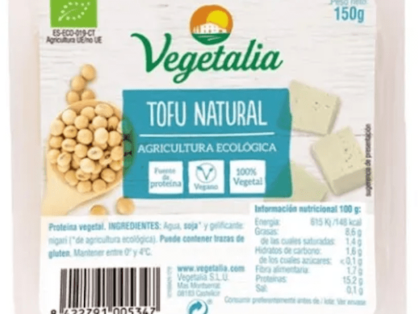 Tofu Fresco Natural 250g Eco Vegetalia.&nbsp;2,80€