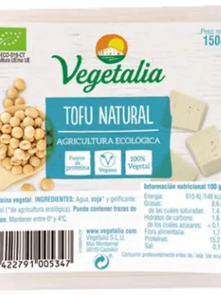 Tofu Fresco Natural 250g Eco Vegetalia.&nbsp;2,80€