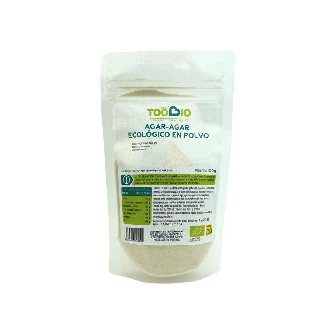 Agar Agar Eco 100 Gr. (Polvo) Toobio.&nbsp;8,50€