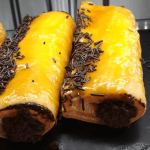 Caña de hojaldre Eco Bakery Sin Gluten rellena de crema de cacao.&nbsp;4.40€