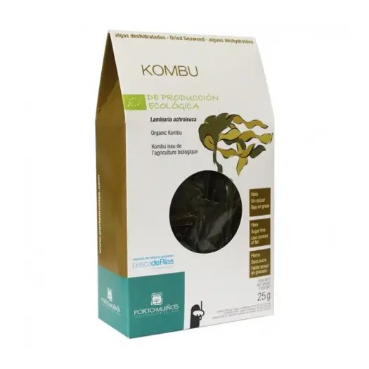 Kombu Porto Muiños Eco vegano sin gluten 25g.&nbsp;2,40€