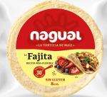 Tortilla de maiz especial Fajita s/g 8 unidades 200g Nagual.&nbsp;3,50€